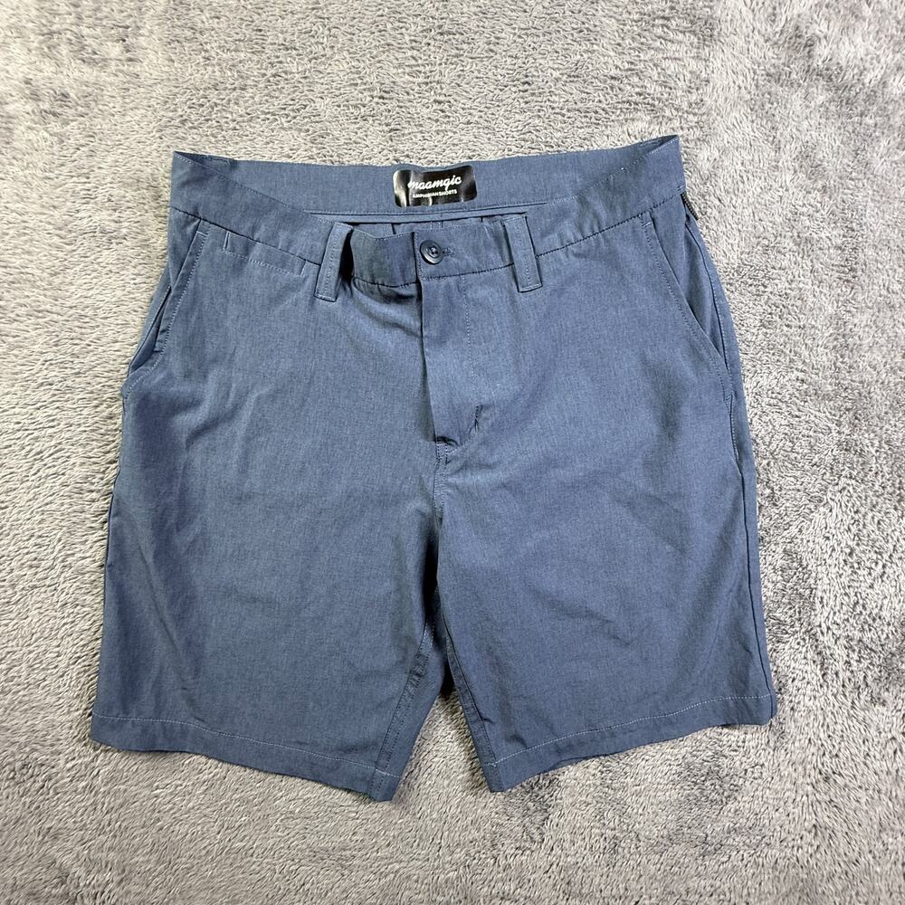 Maamgic Amphibian Shorts Mens 31 Slate Blue Surf Swim Board Hybrid Sports